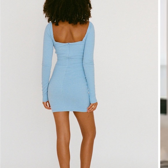 Milana Dress in sky blue - Picture 6 of 13